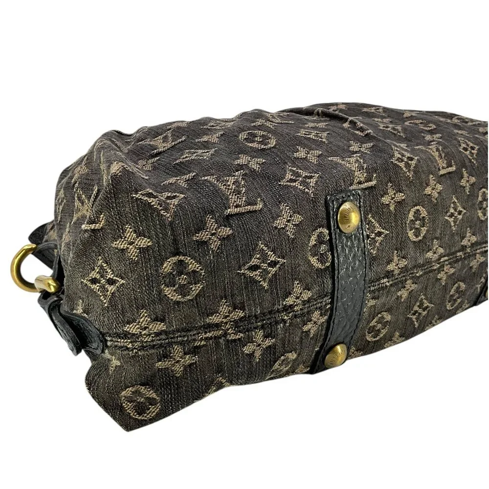 LOUIS VUITTON Monogram Denim Baggy PM Blue - Picture 8 of 11